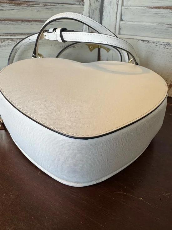 Kate Spade Love Shack Wicker Heart Crossbody Floral - Picture 5 of 7